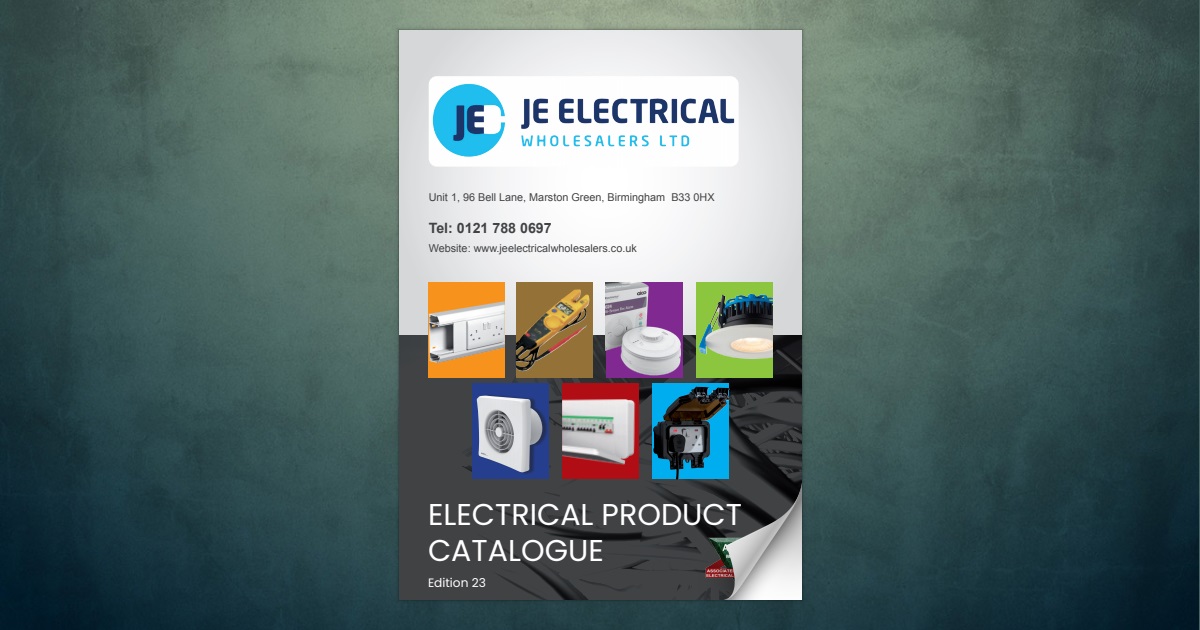 JE Electrical Wholesalers Product Catalogue Edition 23